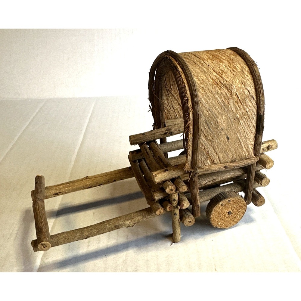 Handmade‎ Rustic Covered Wagon Decoration Wood